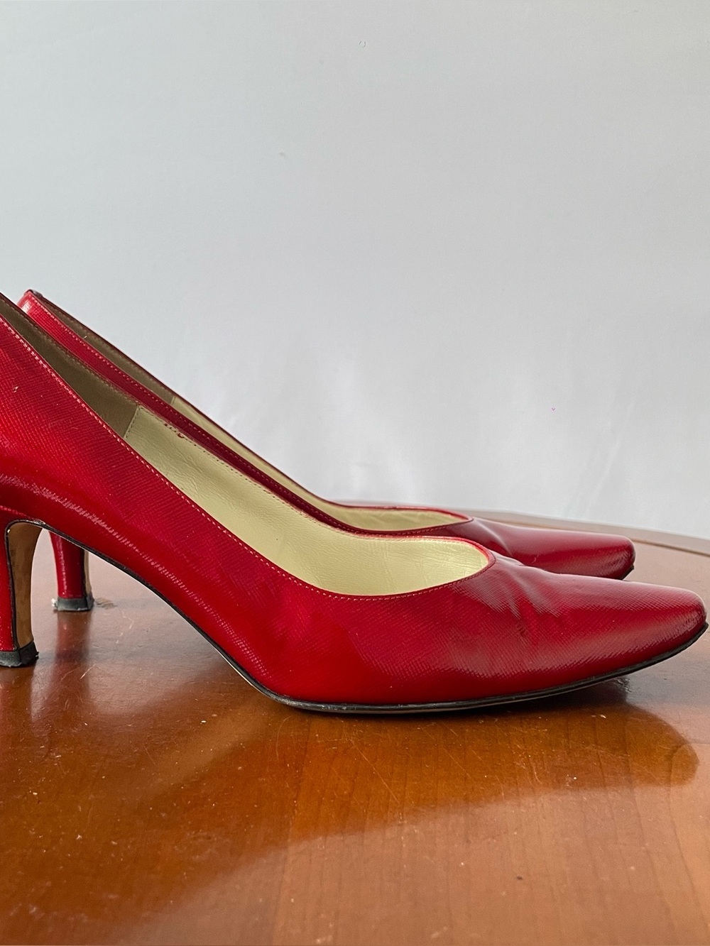 Roberto Capucci Red Patent Leather Pumps | US 8